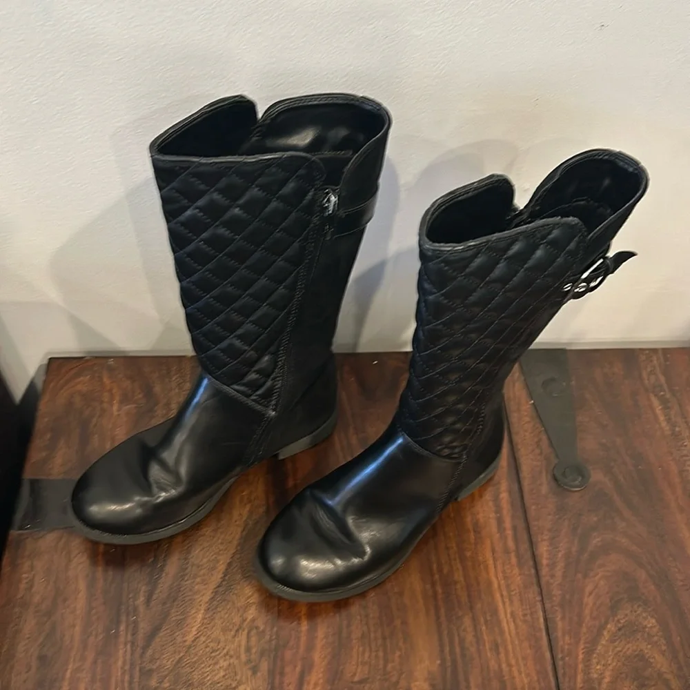 Olive & Edie Girls Black Boots Size 3 - Picture 2 of 9